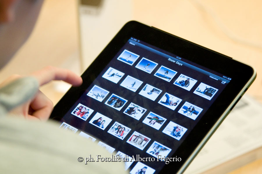 Fotografia Apple Store Tablet ipad convention servizi foto e video hd per siti e youtube corsi demo elettronica piccoli elettrodomestici Como Varese Svizzera